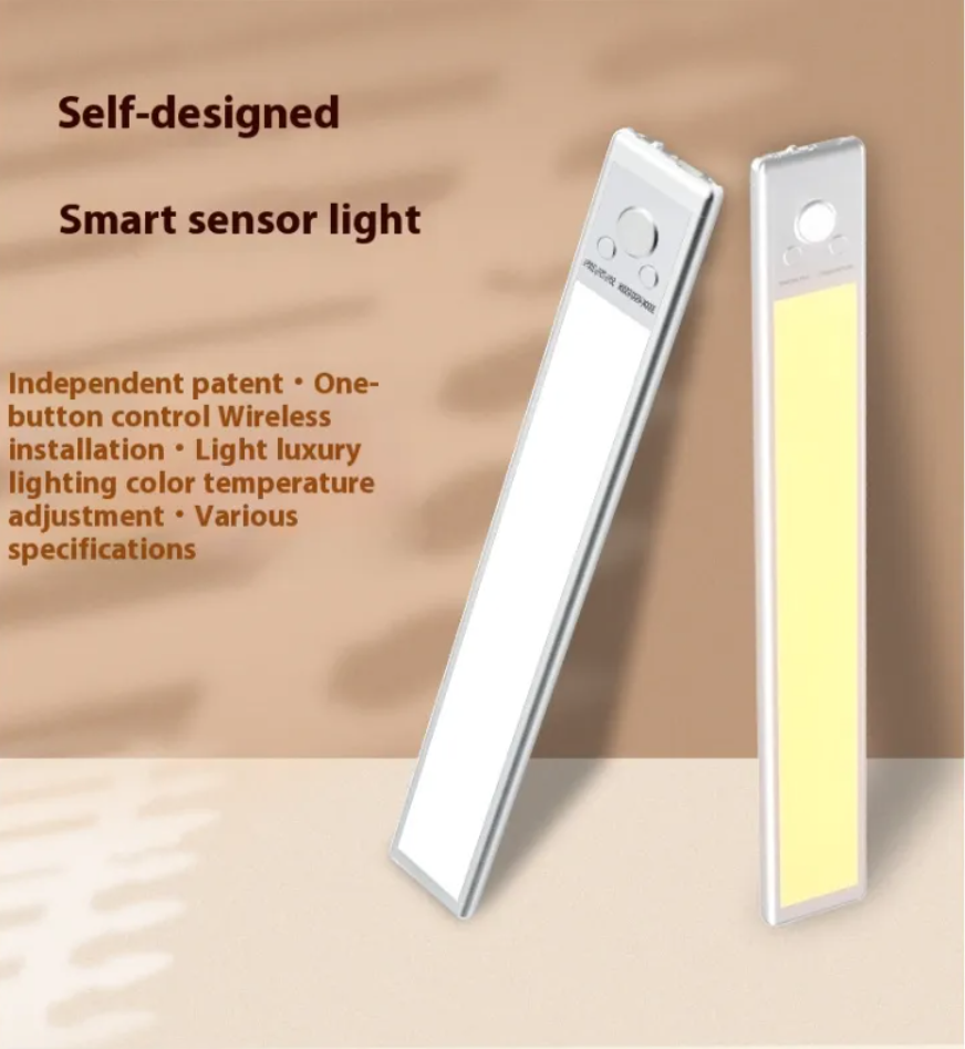 Motion sensor LED cabinet light.