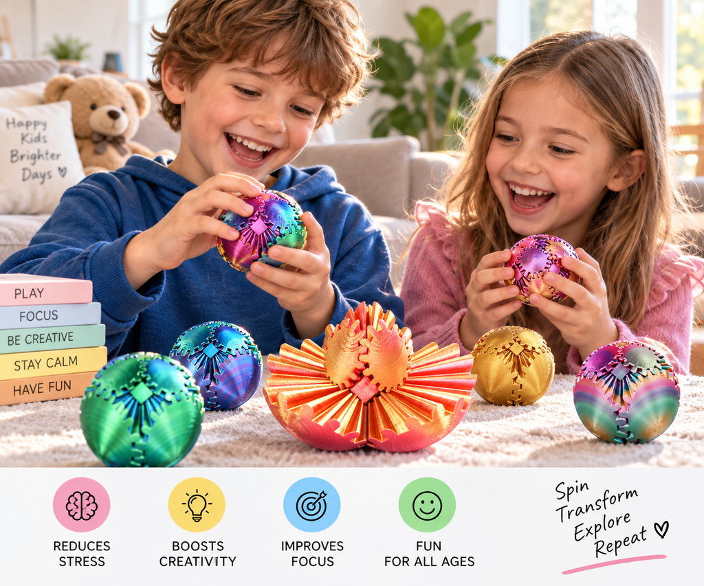 Gear Ball 3D Fidget Toy